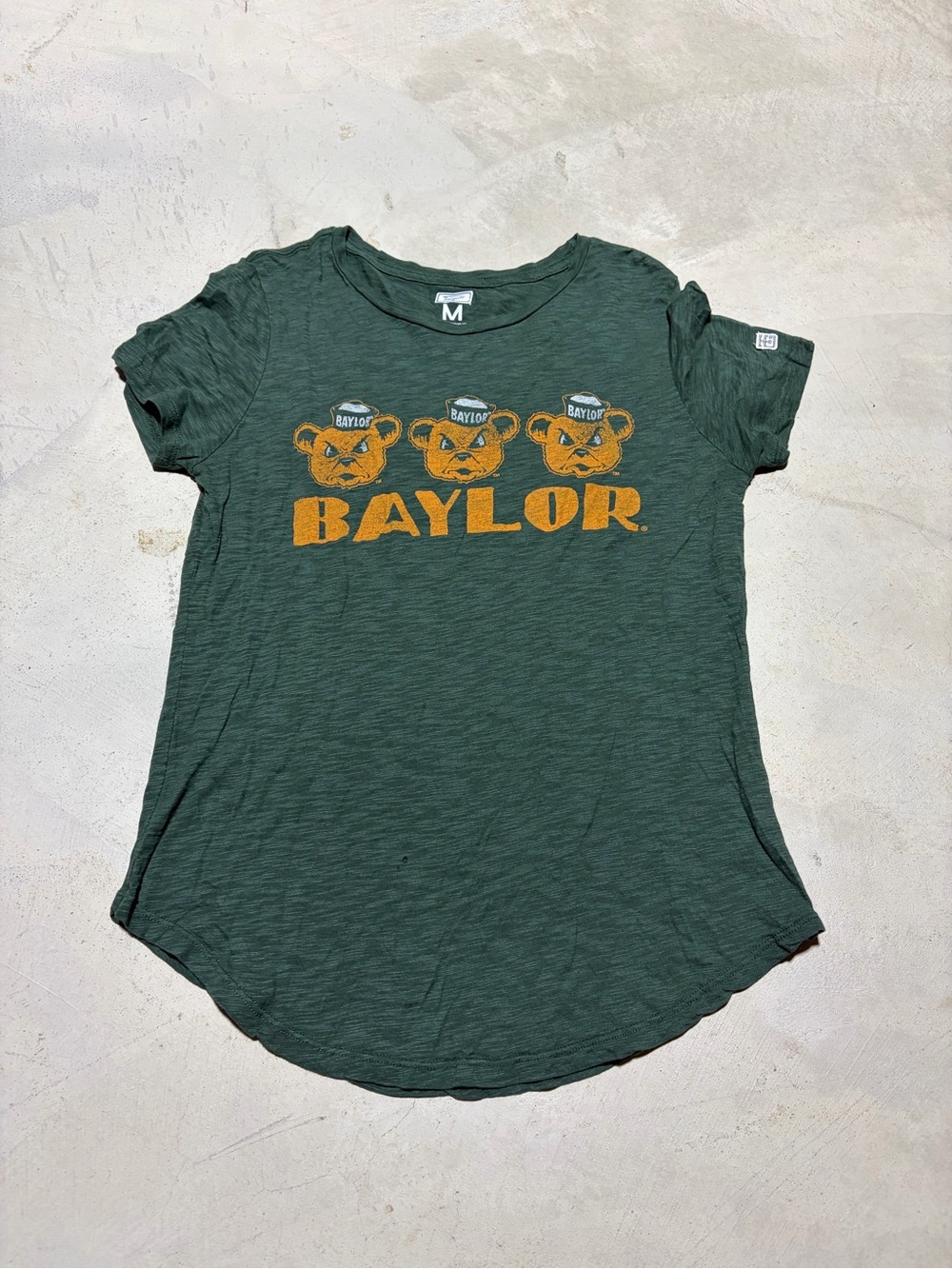 Baylor university Tailgate clothing American Eagle Green Graphic Tee medium